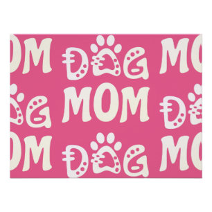 Póster Perro Mamá