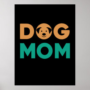 Póster Perro Mamá