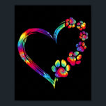 Póster Perro Mamá papá cachorro amor Perros Paw Print Hea<br><div class="desc">Perro Mamá Papá Cachorro Amo Perros Paw Impresión El Regalo De Diseño De Tejido De Corazón. Regalo perfecto para tu padre, mamá, papá, hombres, mujeres, amigos y familiares en el Día de Acción de Gracias, Día del Navidad, Día de la Madre, Día del Padre, 4 de julio de 1776 Día...</div>