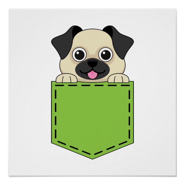 Póster Perro Mascota de bolsillo (Anverso)