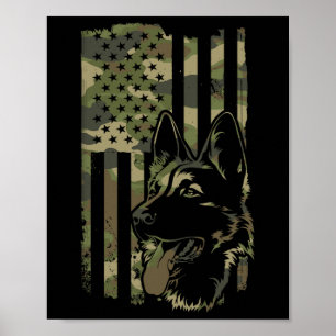 Póster Perro pastor alemán - Amante de los perros Pastor