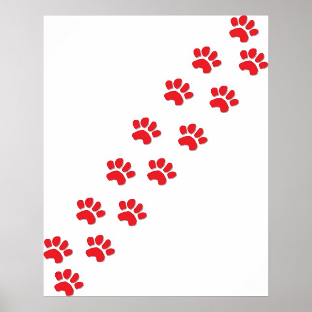 Póster Perro Paws (Frente)