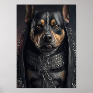 Póster Perro Peligro