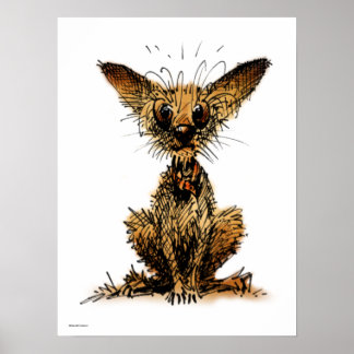 Póster Perro pequeño lindo