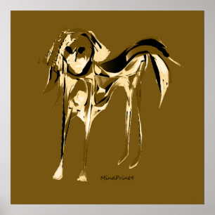 Póster Perro pintado