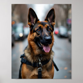 Póster Perro policial