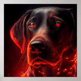 Póster Perro poster