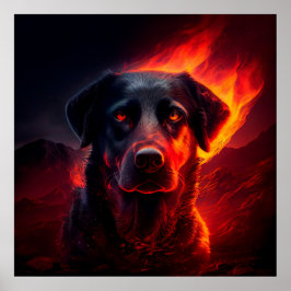 Póster Perro poster