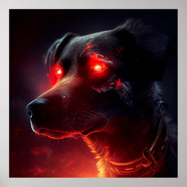 Póster Perro poster