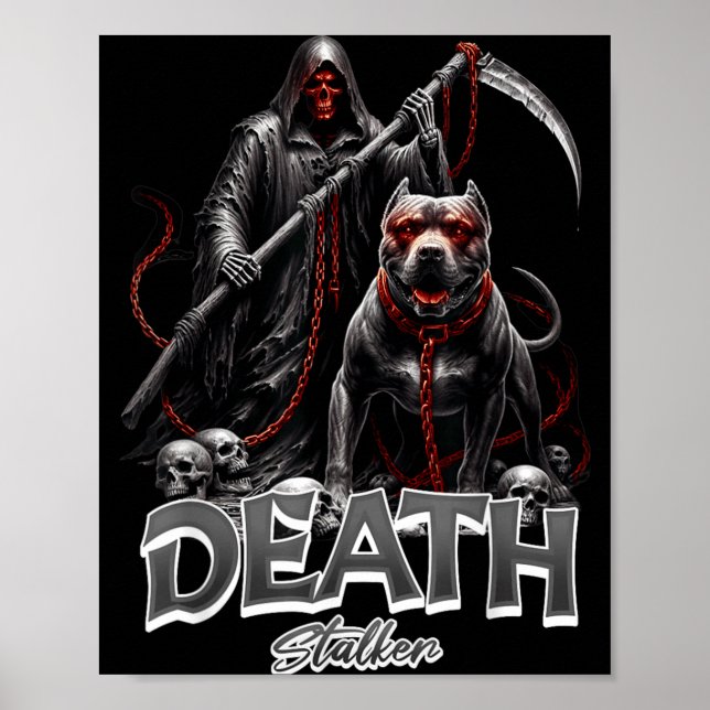 Póster Perro Segador de la Muerte Halloween (Frente)