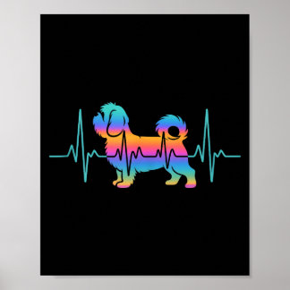 Póster Perro Shih tzu shih tzu perro latido shitzhu diver