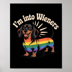Póster Perro Vienés Orgullo Gay Lgbtq
