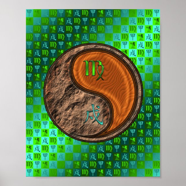 Póster Perro Virgo y Madera (Frente)