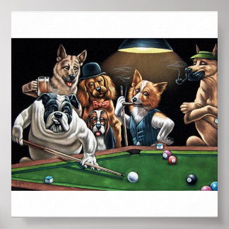 Póster perros%20jugando%20poker22