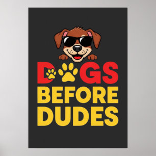 Póster Perros Antes que Tipos