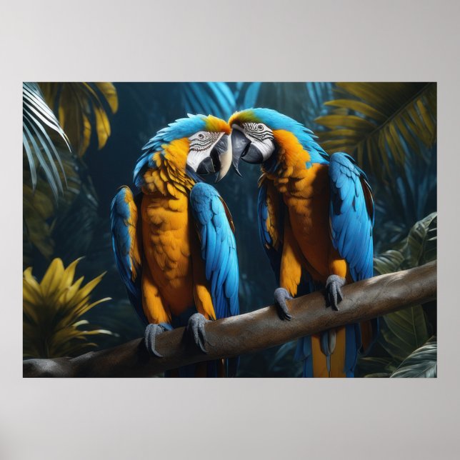 Póster Perros coloridos (Frente)