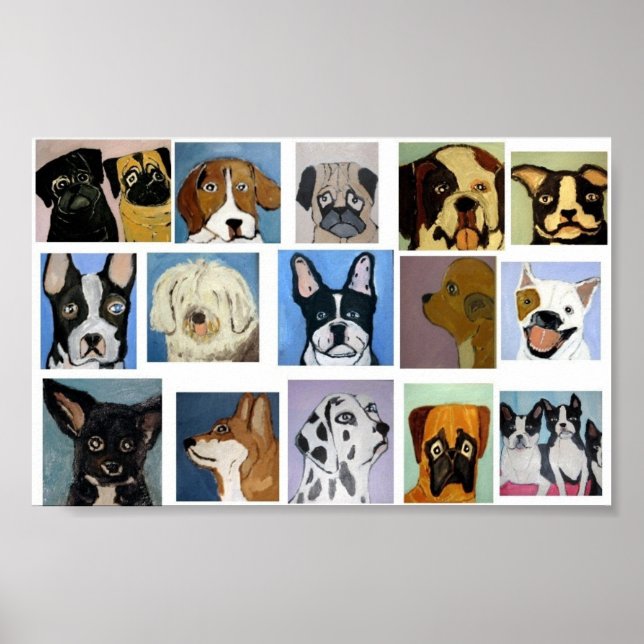 Póster perros de eric ginsburg (Frente)