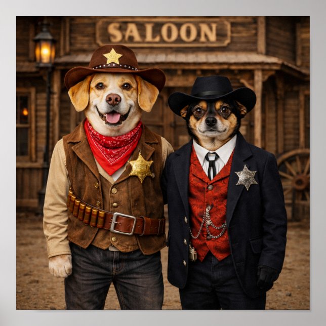 Póster "Perros de la Ley" (Frente)