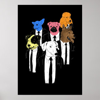 Póster Perros del reservorio