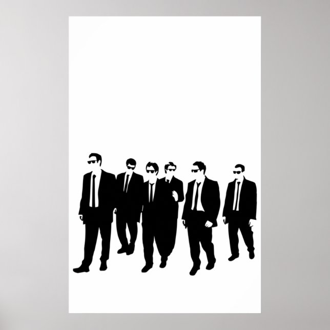 Póster Perros del reservorio (Frente)