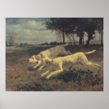 Perros en ejecución (Beagles) (de Constant Troyon)