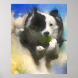 Póster PERROS EN HEAVEN BALL PATROL Pastor Australiano