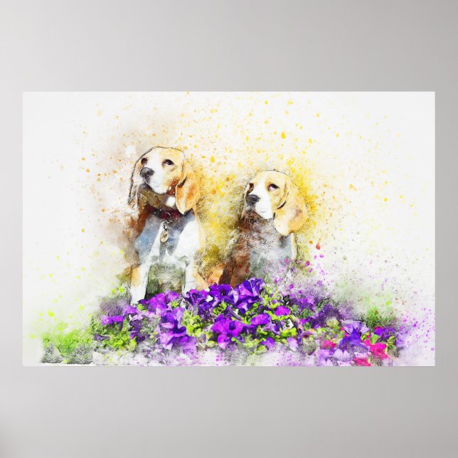 Póster Perros gemelos (Frente)