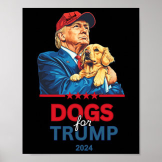 Póster Perros para Trump Trump