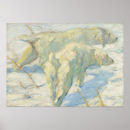 Póster Perros siberianos - Franz Marc, Poster Bella Artes