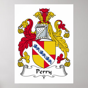 Póster Perry Family Crest