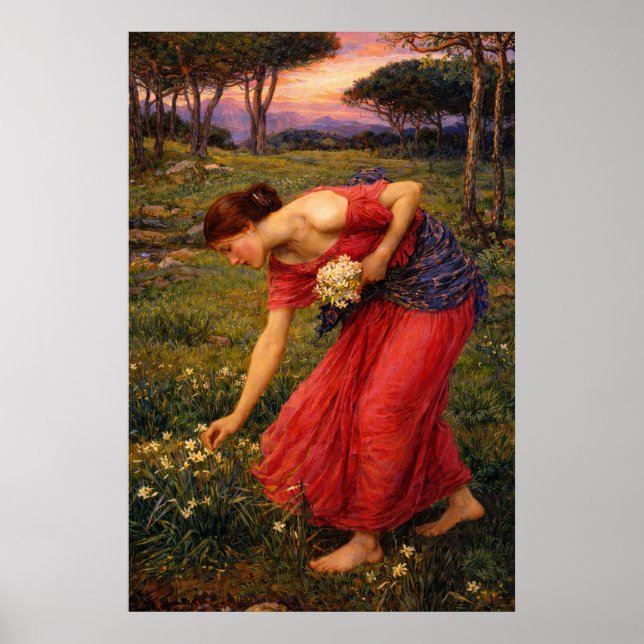 Póster Persephone por John William Waterhouse (Frente)