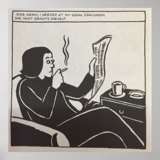 Póster Persépolis - Educarse a sí mismo