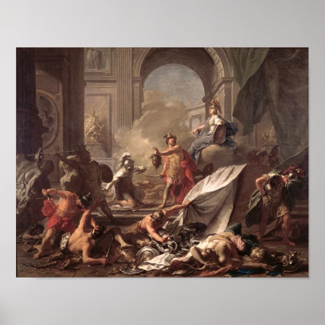 Póster Perseus, bajo la protección de Minerva (Frente)