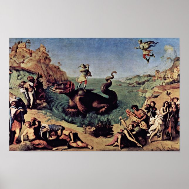 Póster Perseus Freed Andromeda Por Piero Di Cosimo (Frente)