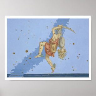 Póster Perseus with the head of Medusa, from 'Uranometria