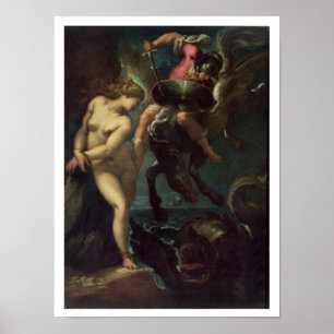 Póster Perseus y Andromeda, c.1610 (aceite sobre lienzo)