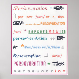 Póster Perseverancia