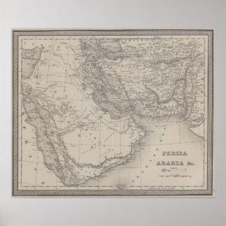 Póster Persia and Arabia