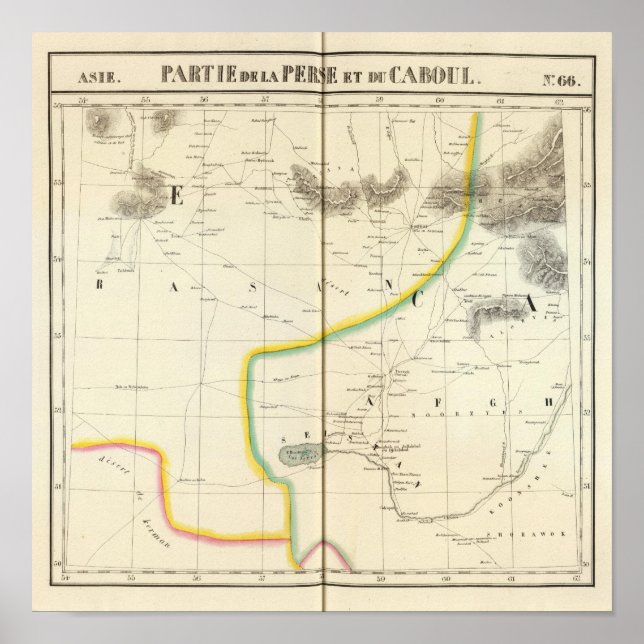 Póster Persia, Kabul Asia 66 (Frente)