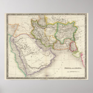 Póster Persia y Arabia