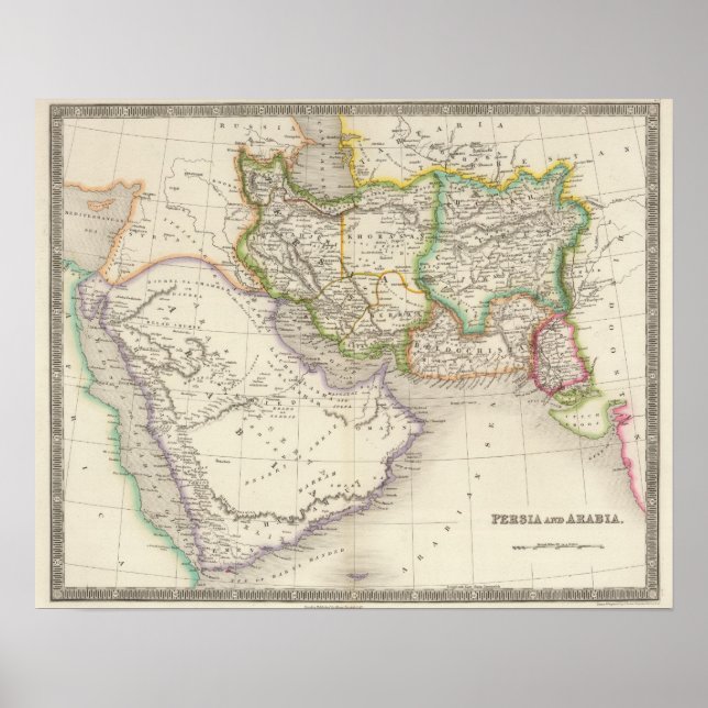 Póster Persia y Arabia (Frente)