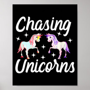Póster Persiguiendo Unicornios Mágicos