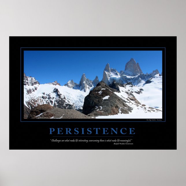 Póster Persistencia del poster (Frente)