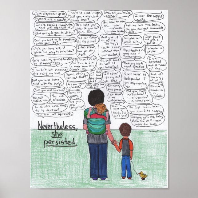 Póster Persistía (Maternidad) (Frente)