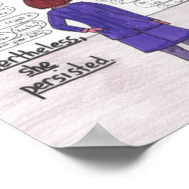 Póster Persistía (Sin Niños) 8,5 x 11