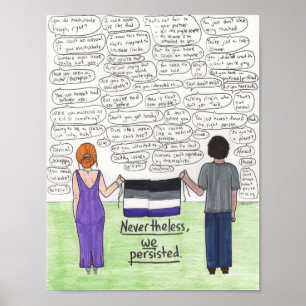 Póster Persistimos 8.5x11 (asexual)