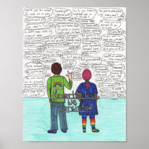 Póster Persistimos (bisexual) 8,5x11