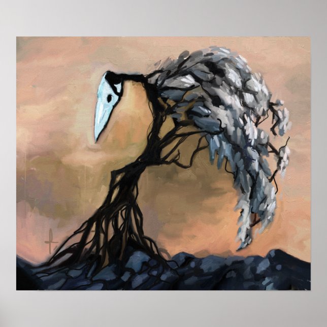 Póster Persona de pájaro (Frente)