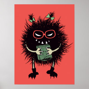 Póster Personaje de amante del libro malvado - Edgy Readi