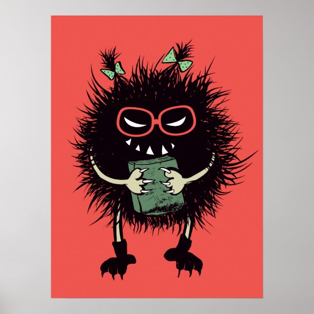 Póster Personaje de amante del libro malvado - Edgy Readi (Frente)